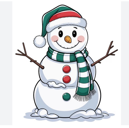 Un bonhomme de neige